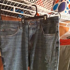 Duluth Trading Co Men’s Straight Indigo Blue Jeans